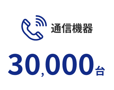 通信機器30,000件